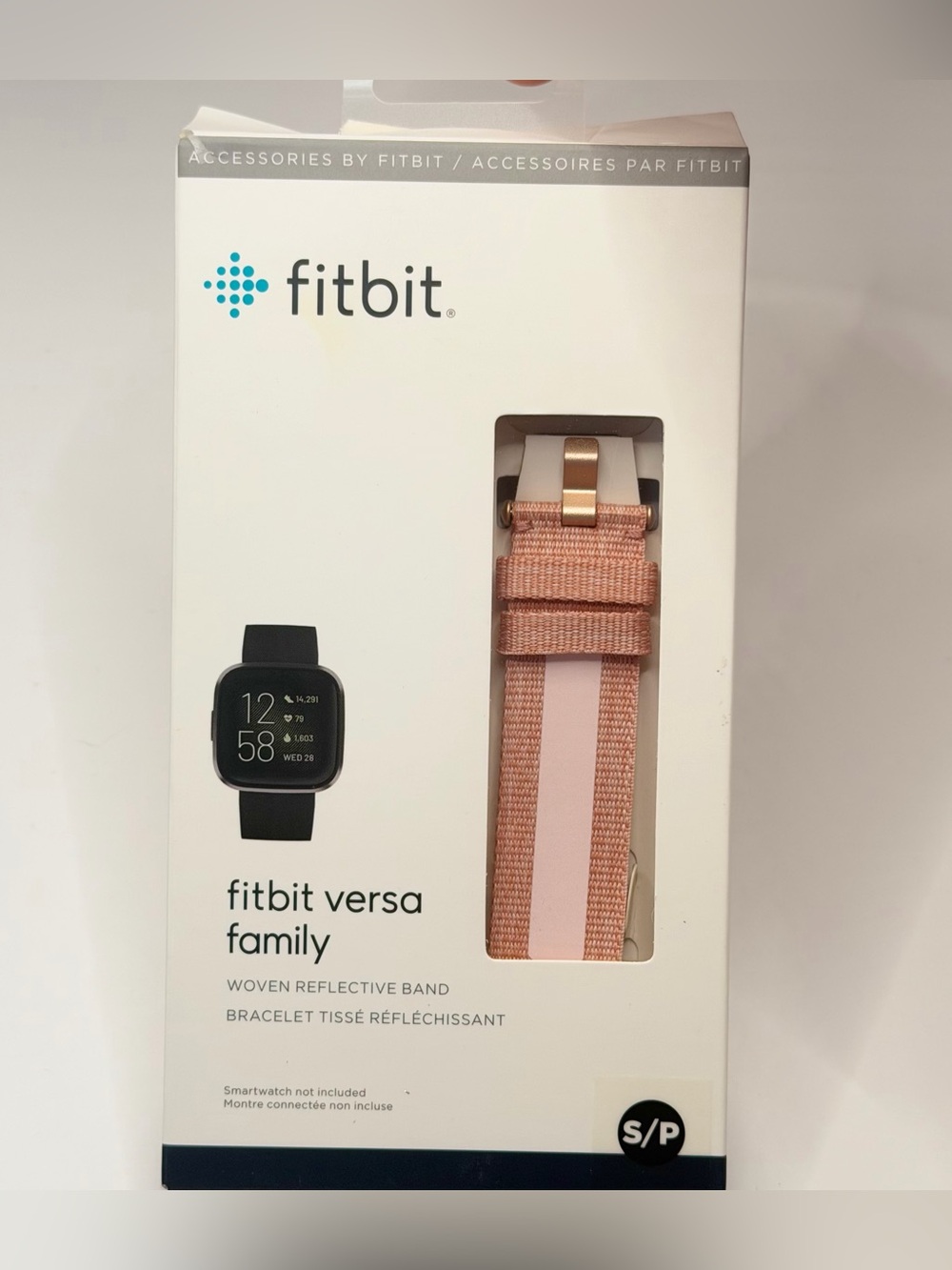 Fitbit OEM Band Versa 1/2, Light Pink, New